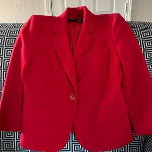 Red blazer